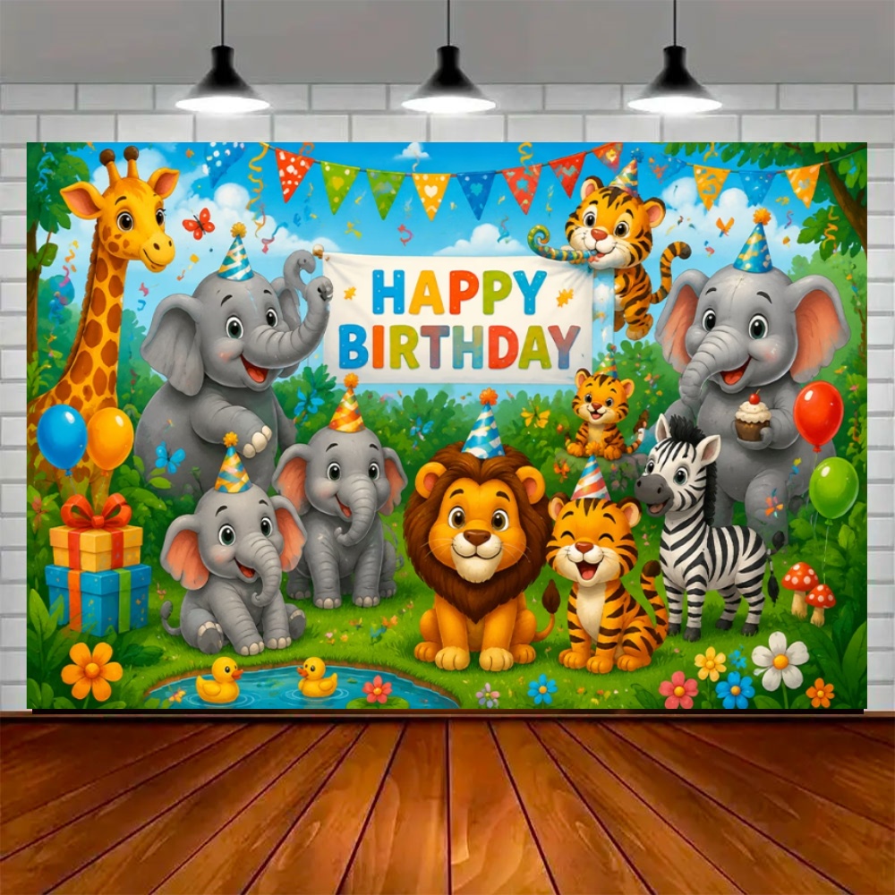 Jungle Animal Birthday Party D - Wedding Zoo 评论和价格
