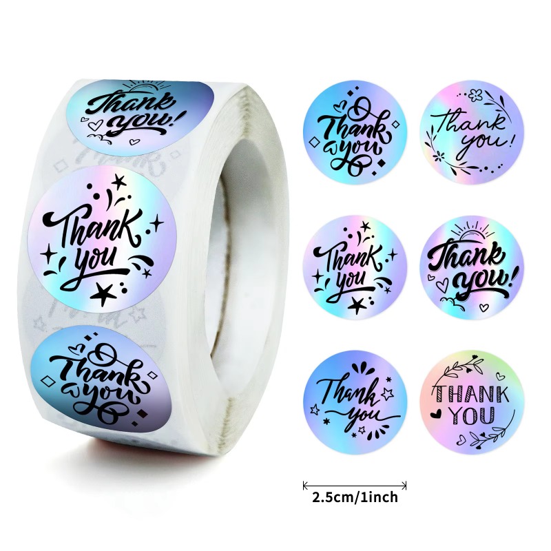 Laser Thank You Stickers Holog - Wedding Envelopes 评论和价格