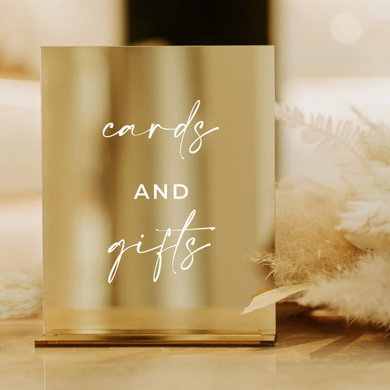 Rectangle Gold Mirror Wedding  - Table Number Gold 评论和价格