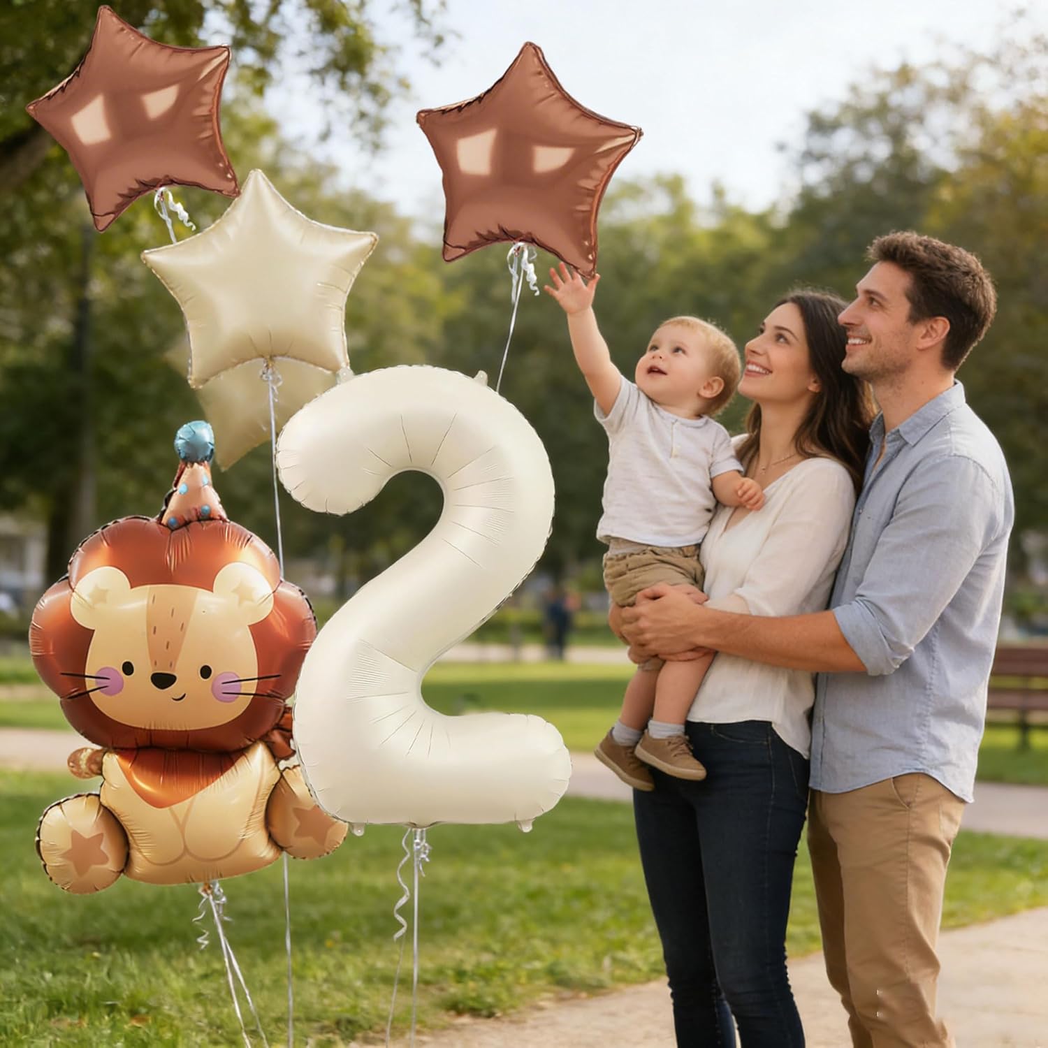 Jungle Wildlife Balloon Cream  - Wedding Zoo 评论和价格
