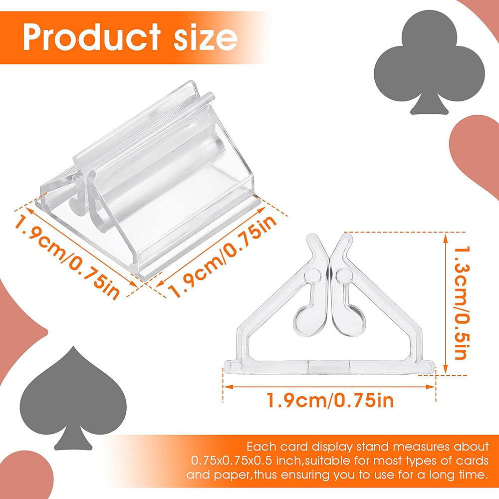 12/24/48Pcs Mini Clear Stands  - Table Number Gold 评论和价格