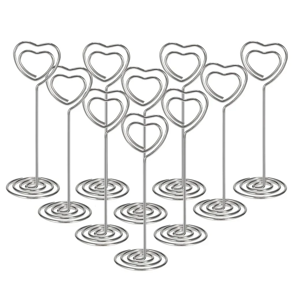 10pcs Heart Shape Table Number - Table Number Gold 评论和价格