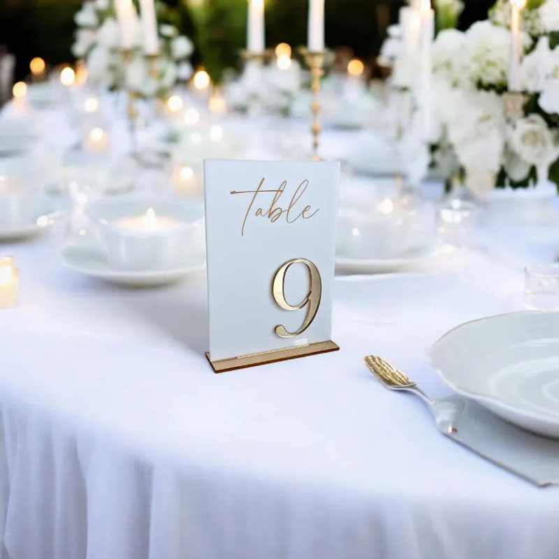 Wedding Table Numbers for Cere - Table Number Gold 评论和价格